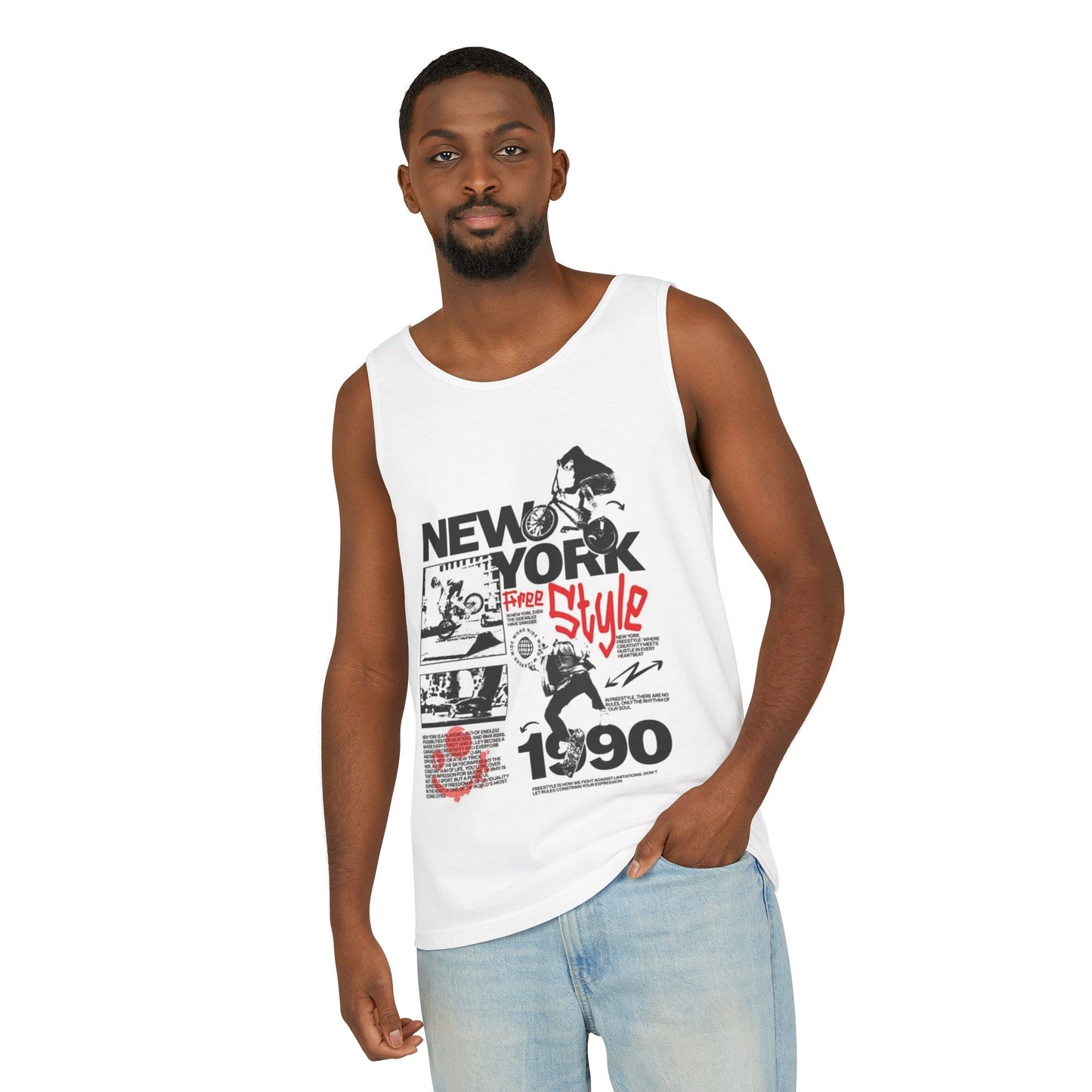 New York 1990 BMX Style Tank Top