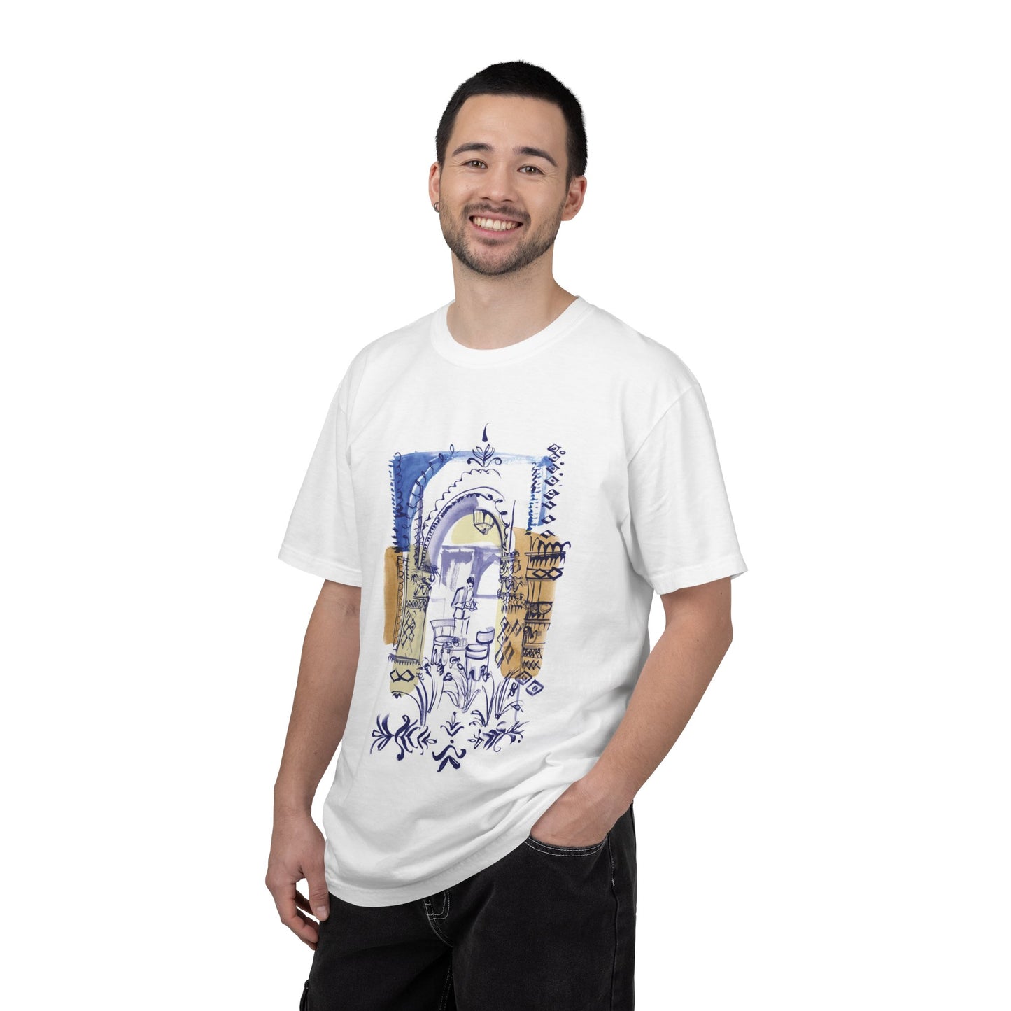 Mediterranean Archway Sketch T-Shirt