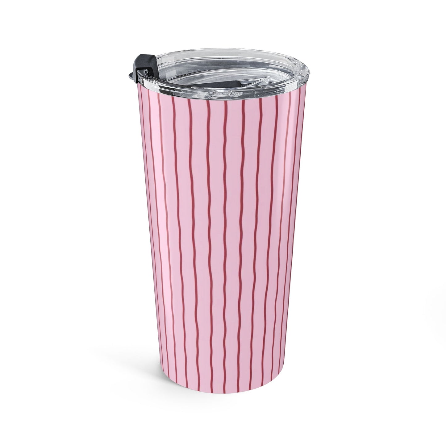 Pink Stripe 20oz Tumbler — Insulated Stainless Drink Cup
