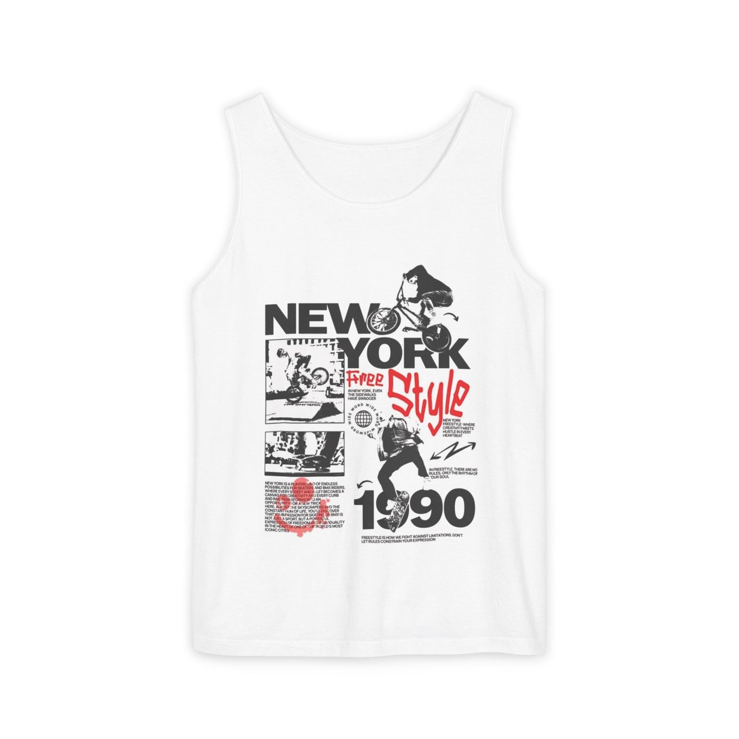 New York 1990 BMX Style Tank Top