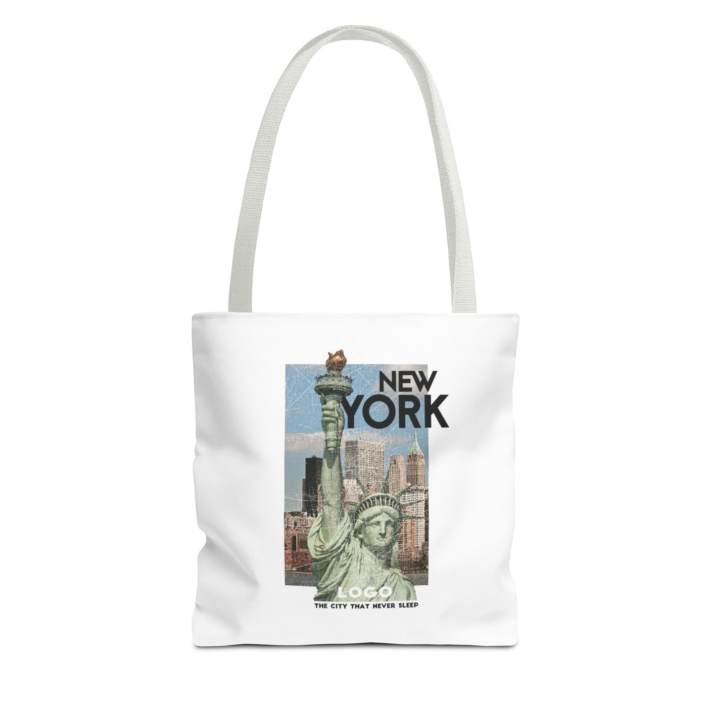New York Vintage Statue of Liberty Tote Bag — Retro City Travel Tote