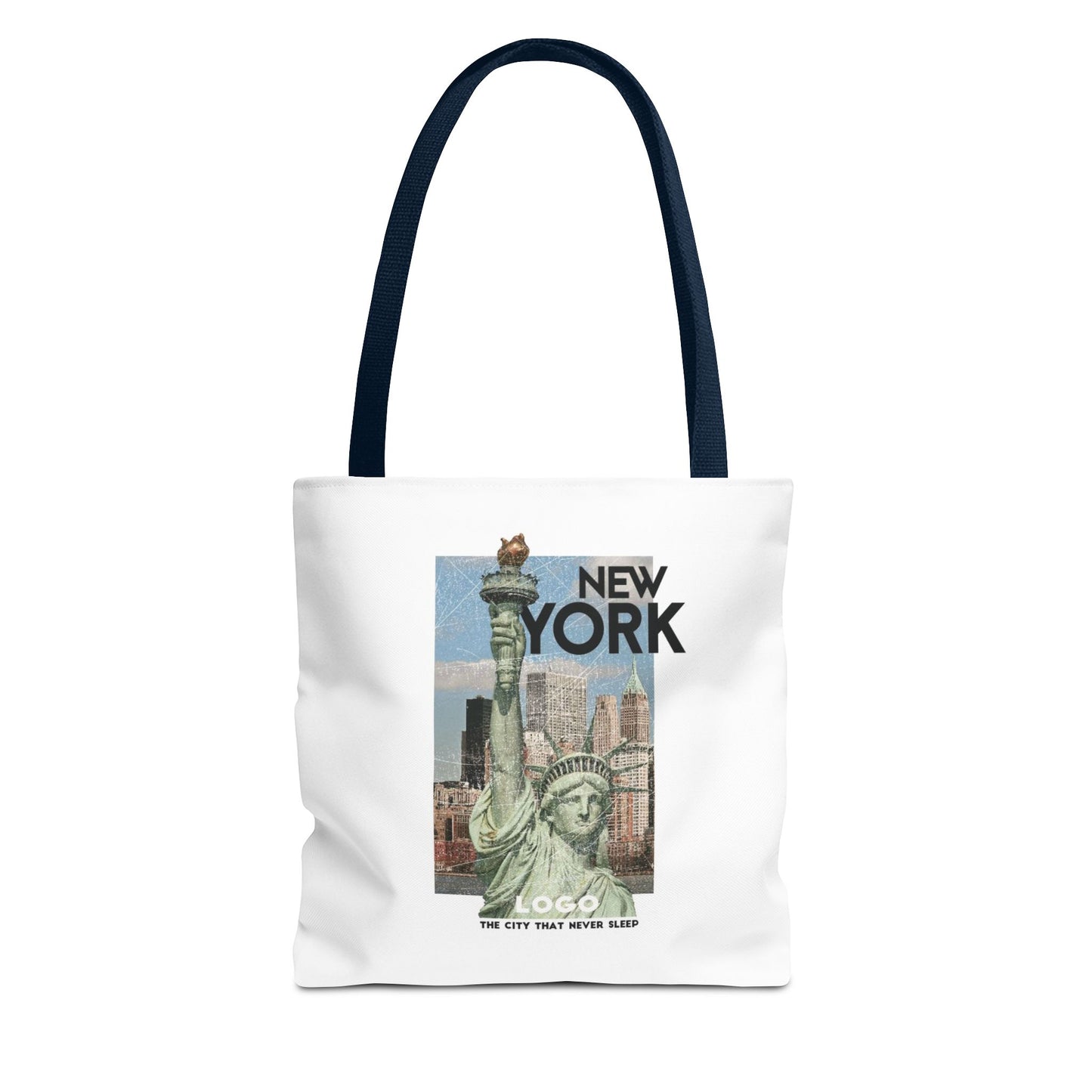 New York Vintage Statue of Liberty Tote Bag — Retro City Travel Tote