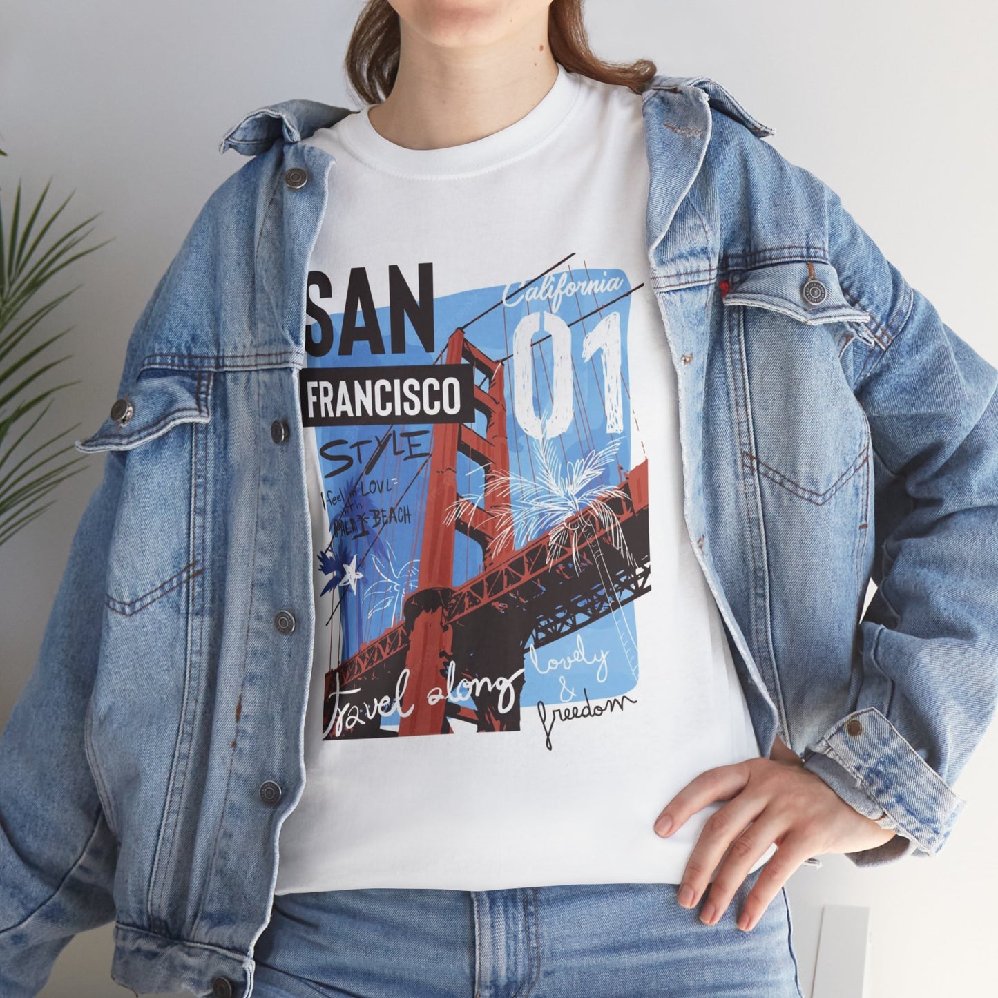 San Francisco Golden Gate Graphic Tee — Vintage Travel Shirt