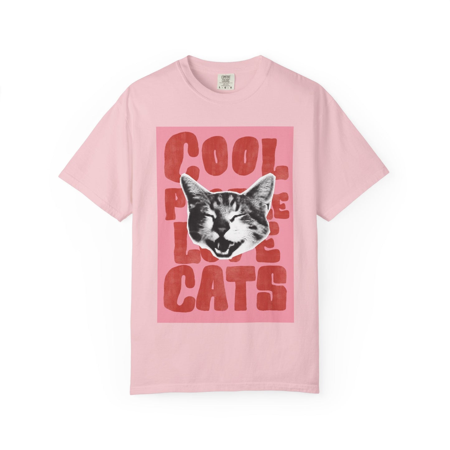 Cool People Love Cats T-Shirt — Retro Cat Graphic Tee