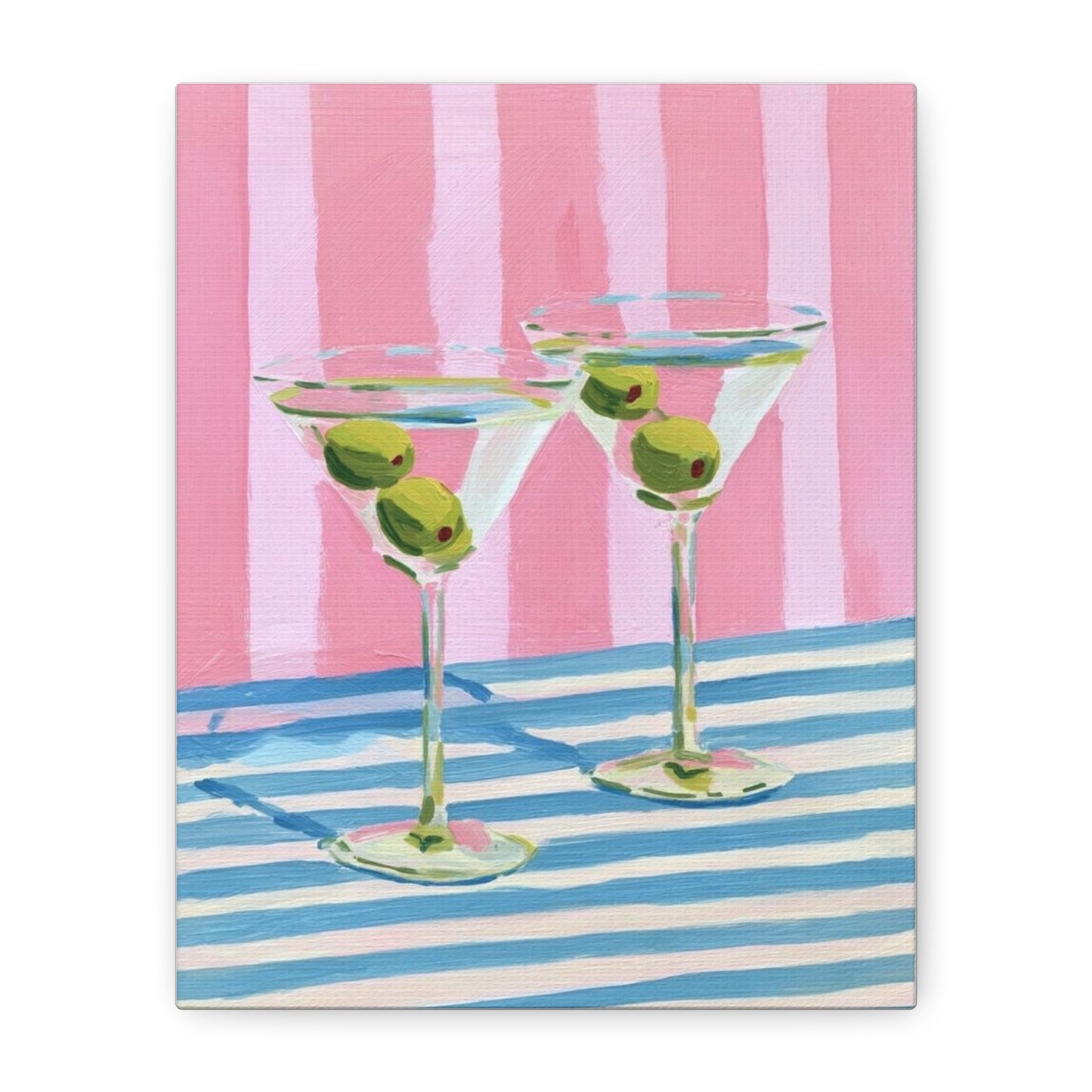 Martini Glasses Canvas