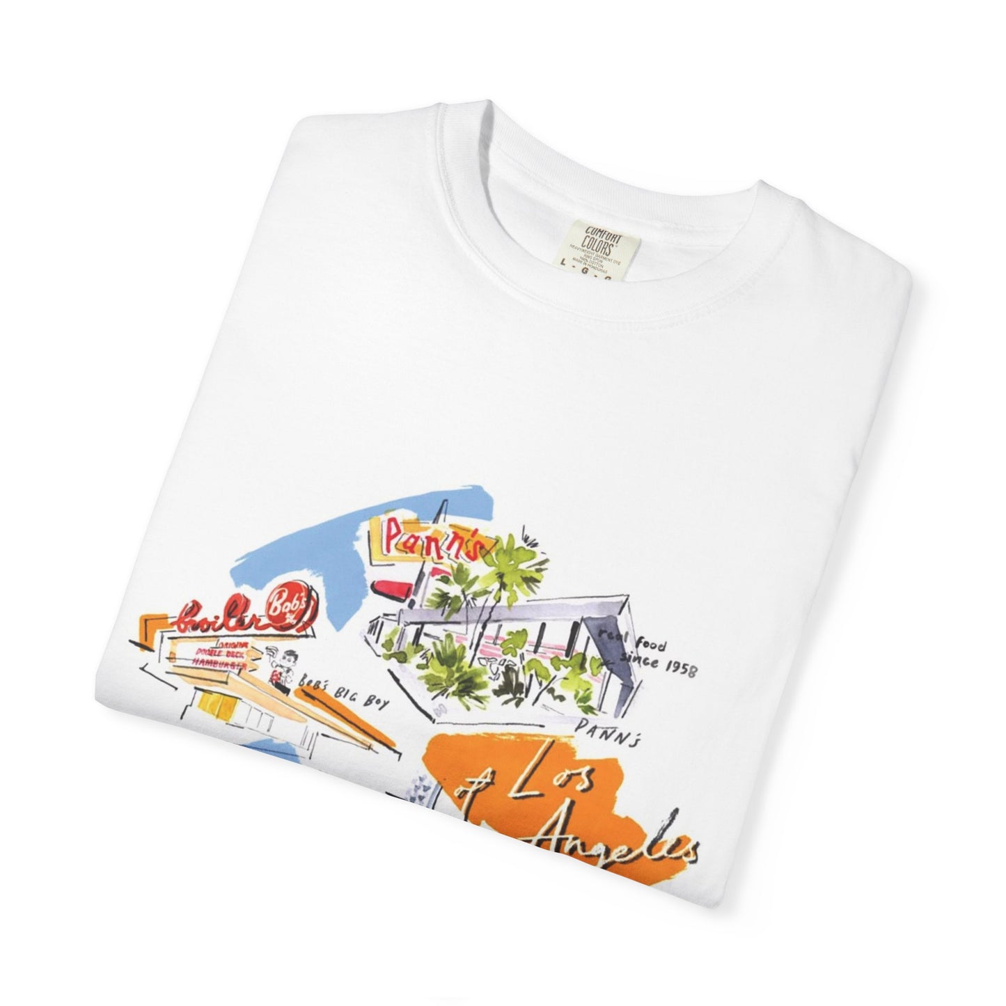 Los Angeles Travel Illustration T-Shirt