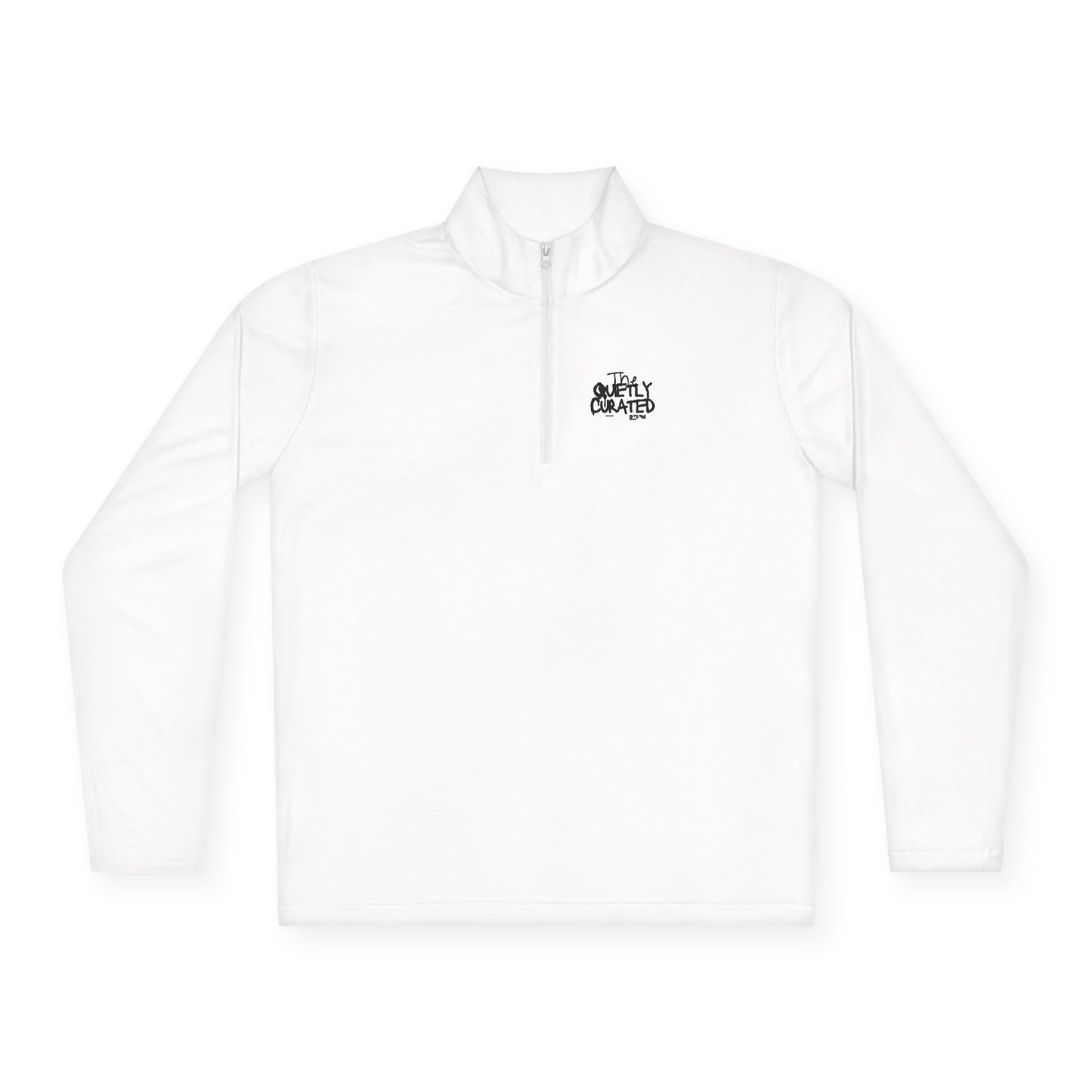 Quarter-Zip Pullover — 'Allow Life, Grow Your Flowers' Floral Graphic Pullover