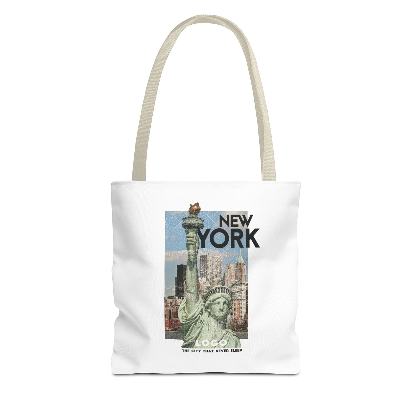 New York Vintage Statue of Liberty Tote Bag — Retro City Travel Tote