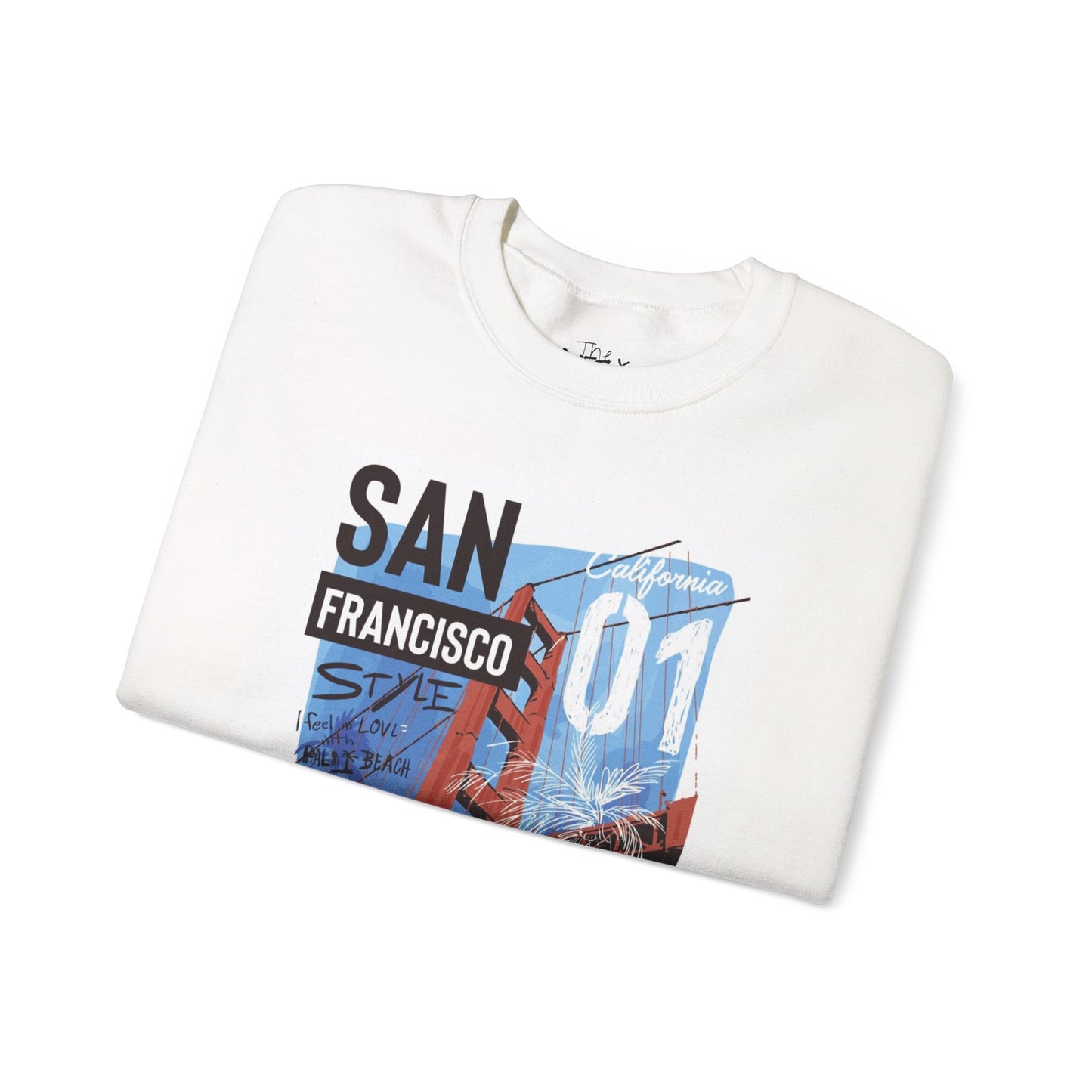 San Francisco Golden Gate Graphic Sweatshirt — Vintage Travel Crewneck