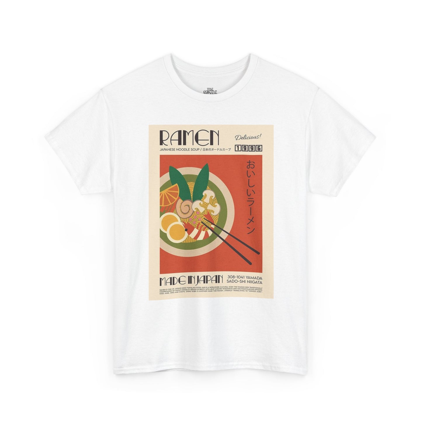 Ramen Poster Tee — Vintage Japanese Noodle Graphic T-Shirt
