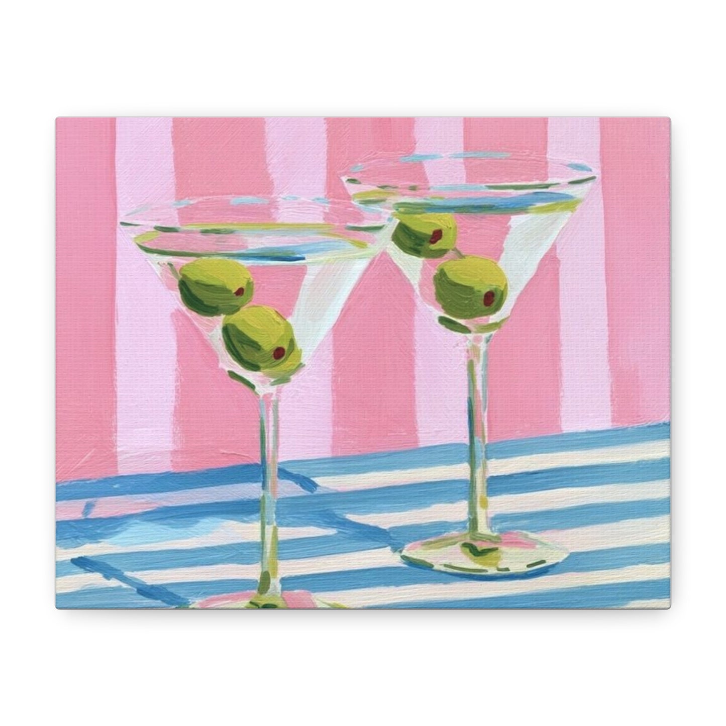 Martini Glasses Canvas
