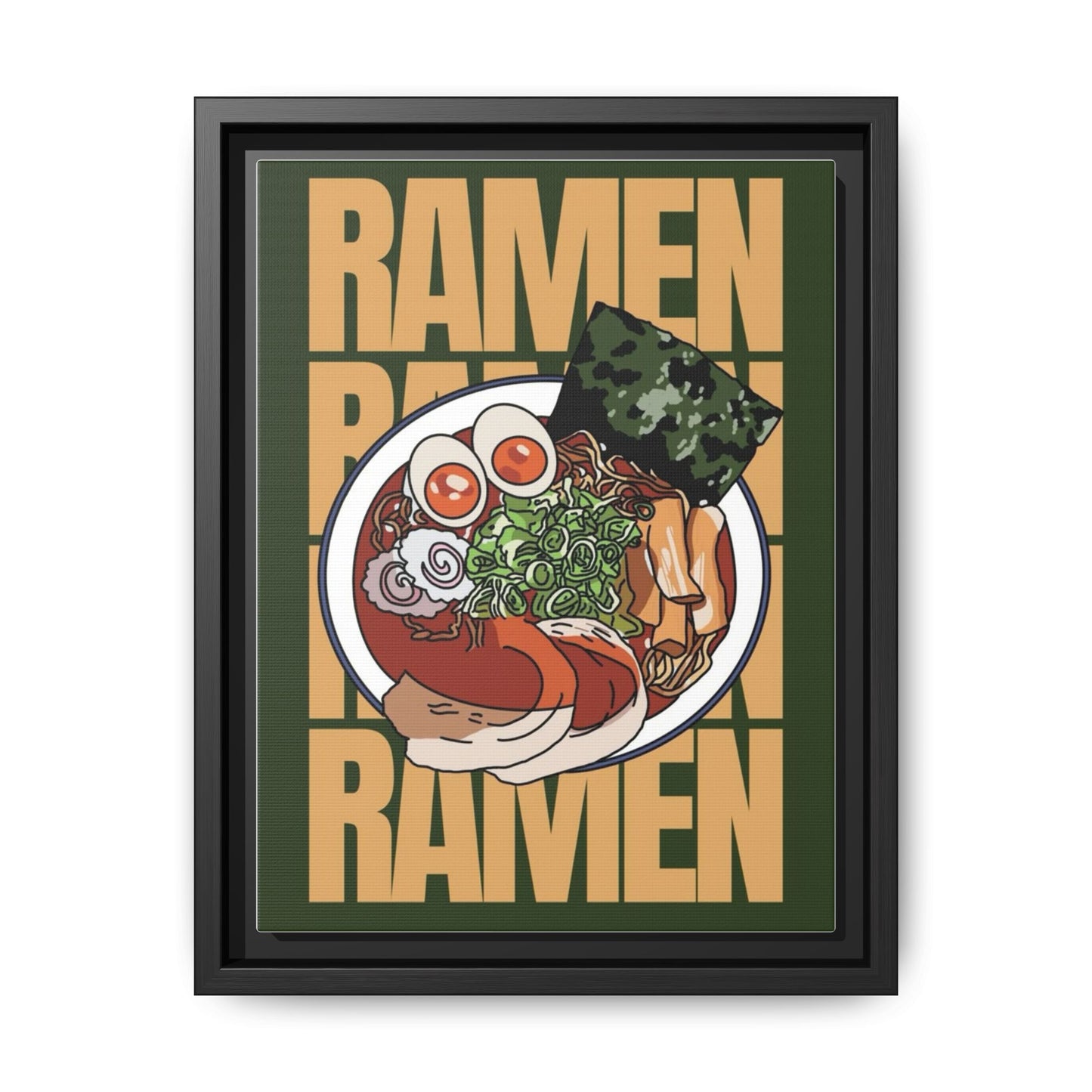 Matte Canvas, Framed (Multi-color)
