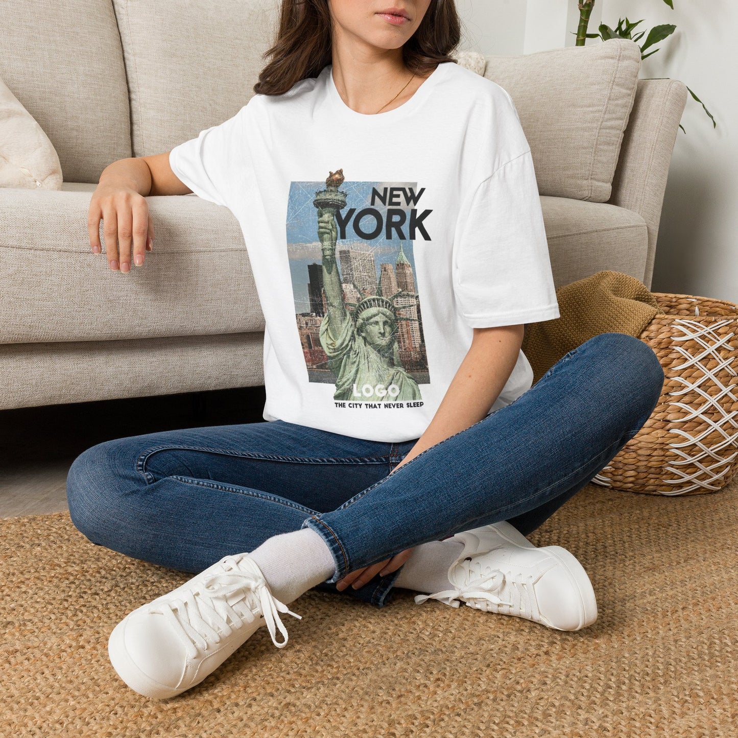 New York Vintage Statue of Liberty T-Shirt — Retro NYC Travel Tee