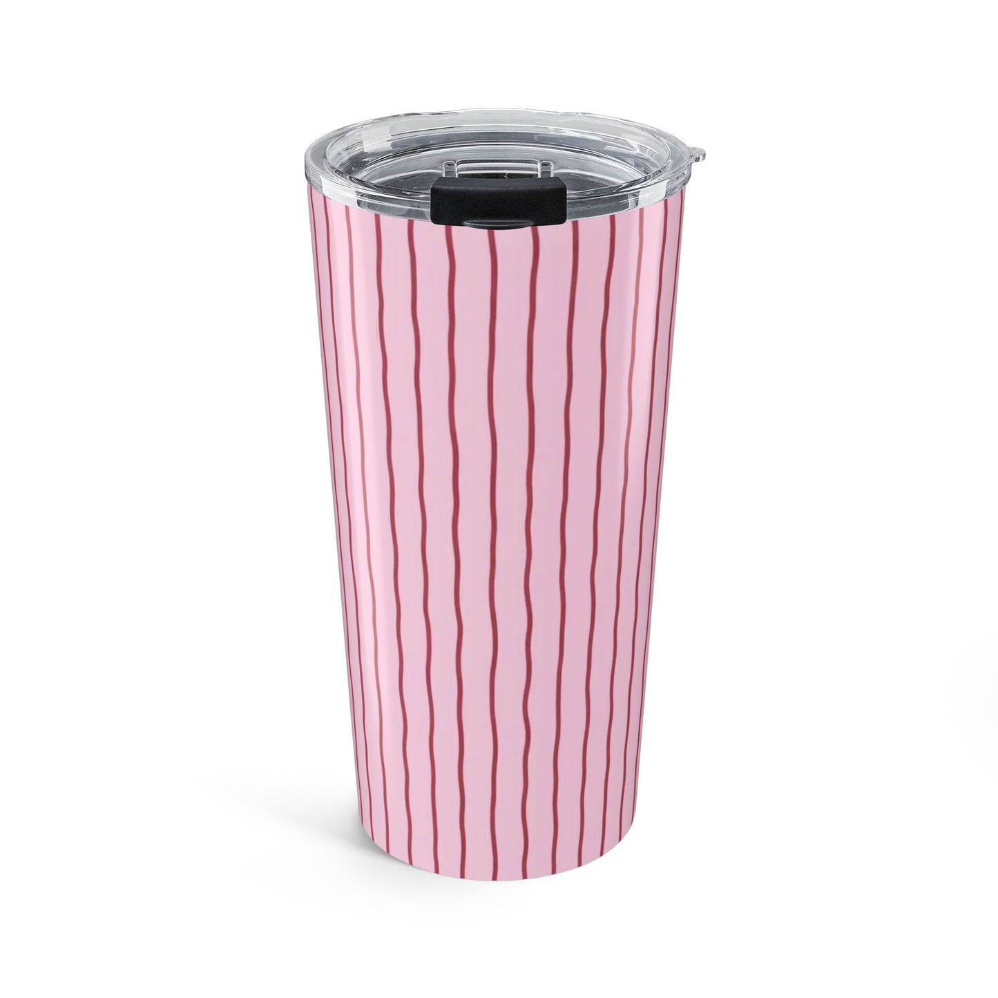 Pink Stripe 20oz Tumbler — Insulated Stainless Drink Cup