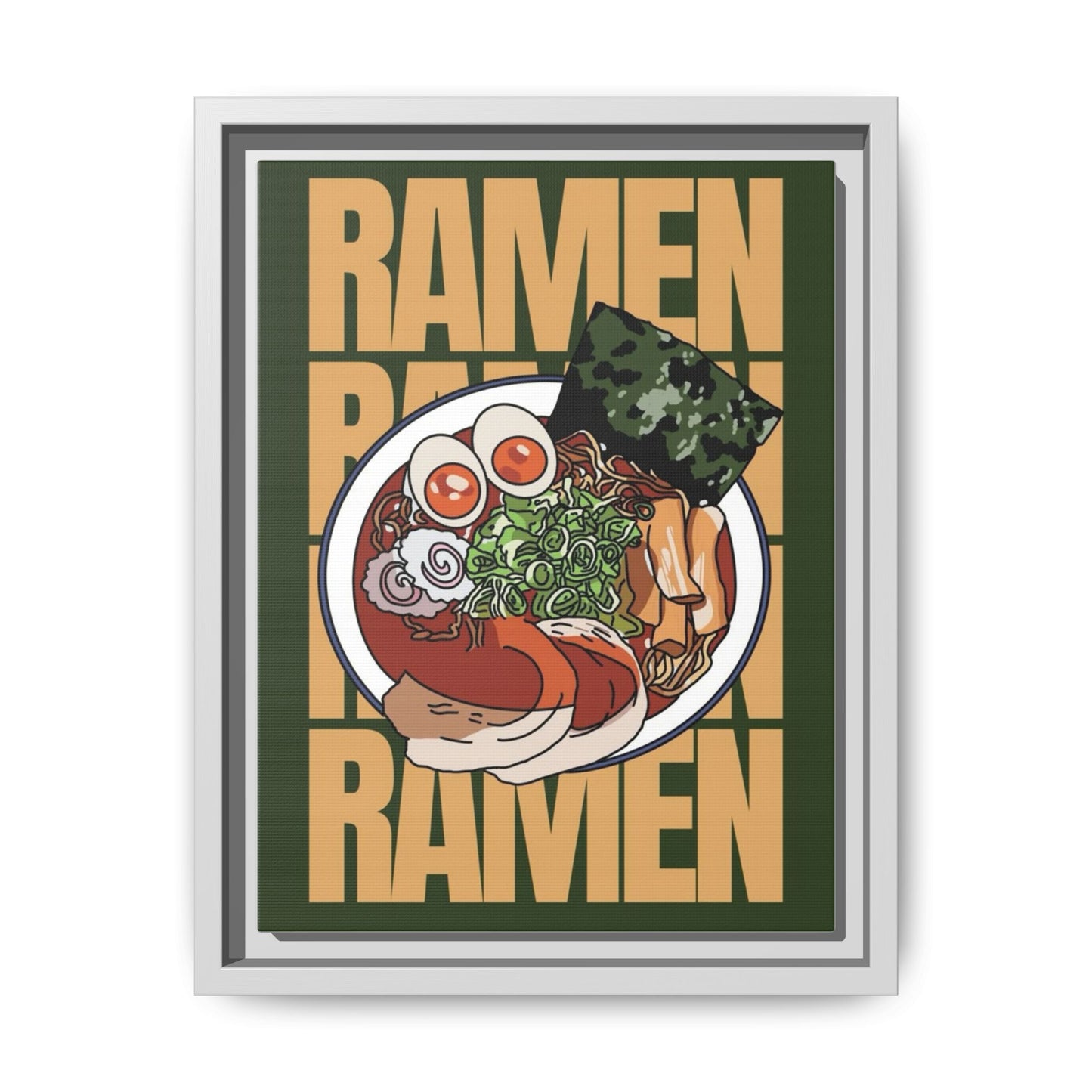 Matte Canvas, Framed (Multi-color)