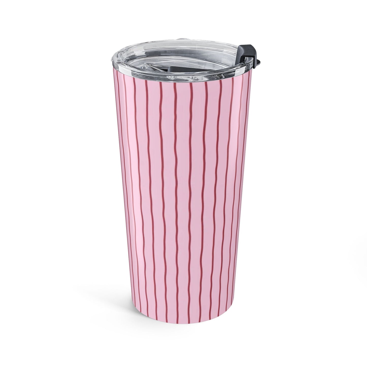 Pink Stripe 20oz Tumbler — Insulated Stainless Drink Cup