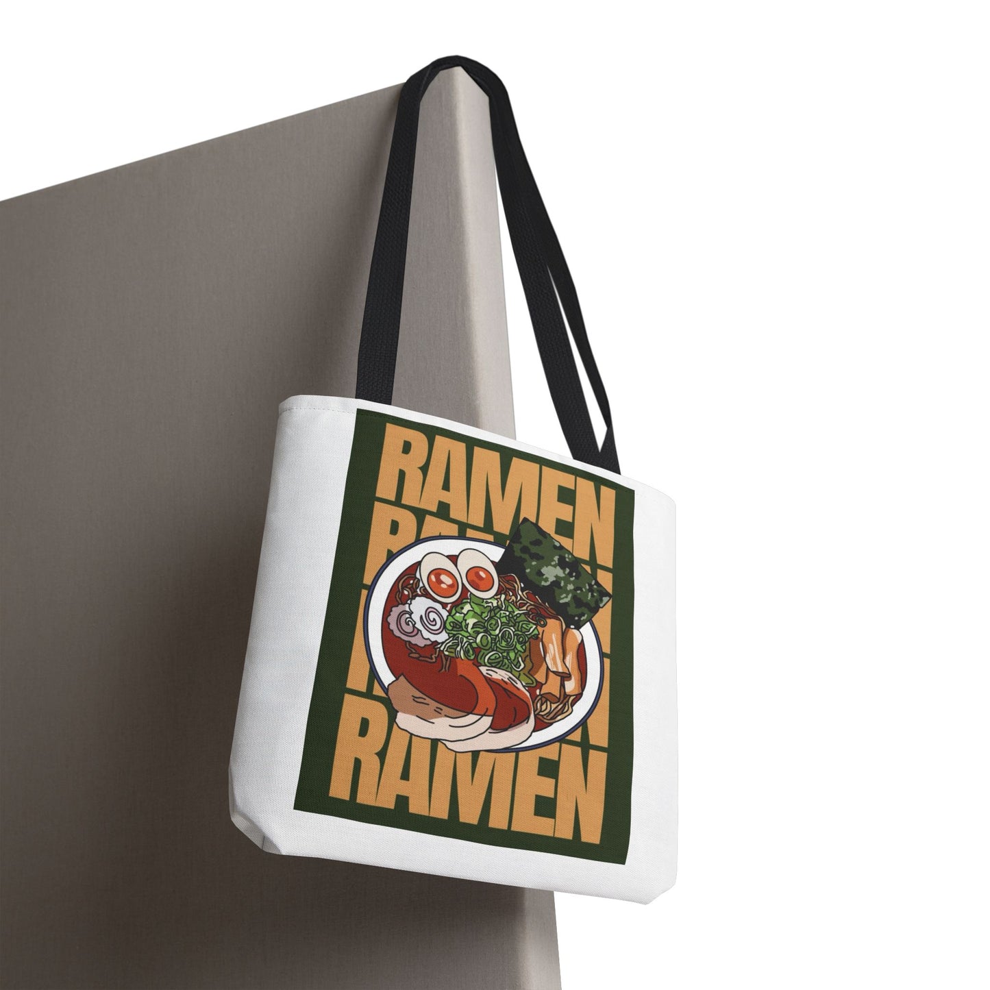 Ramen Bowl Tote Bag — Vintage Japanese Noodle Illustration Shopper