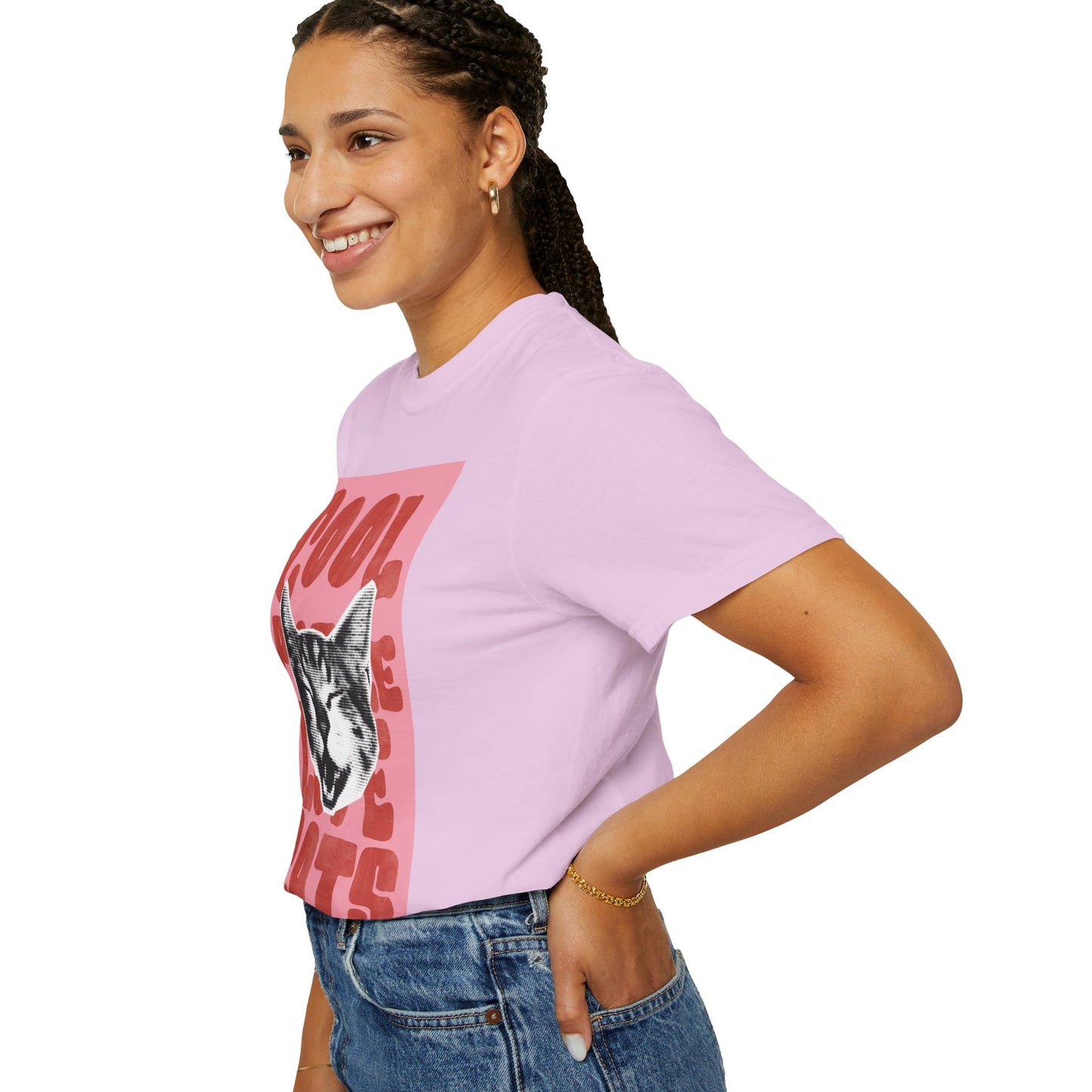 Cool People Love Cats T-Shirt — Retro Cat Graphic Tee