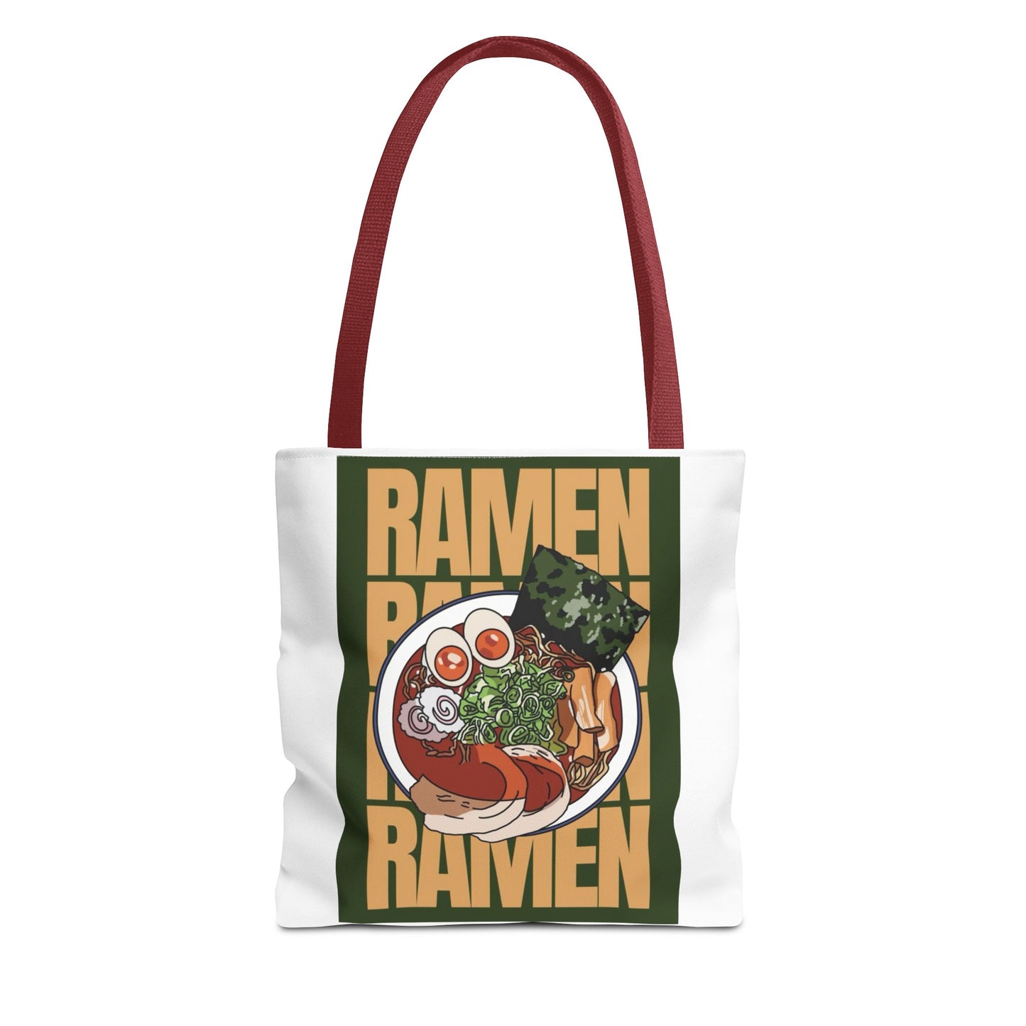Ramen Bowl Tote Bag — Vintage Japanese Noodle Illustration Shopper