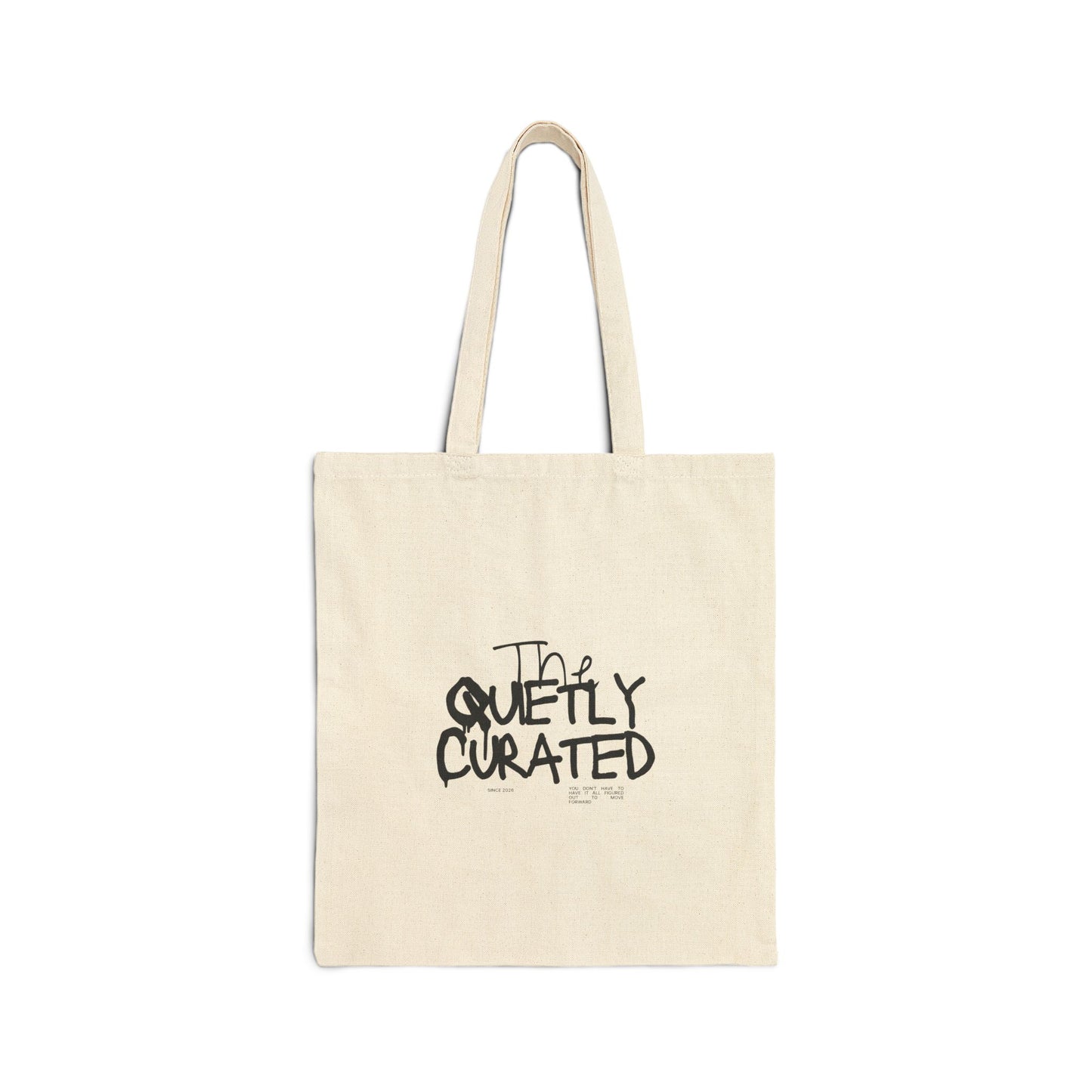 Canvas Tote Bag — Vintage Dog Reading Illustration ‘The Quietly Curated’ Cotton Shopper