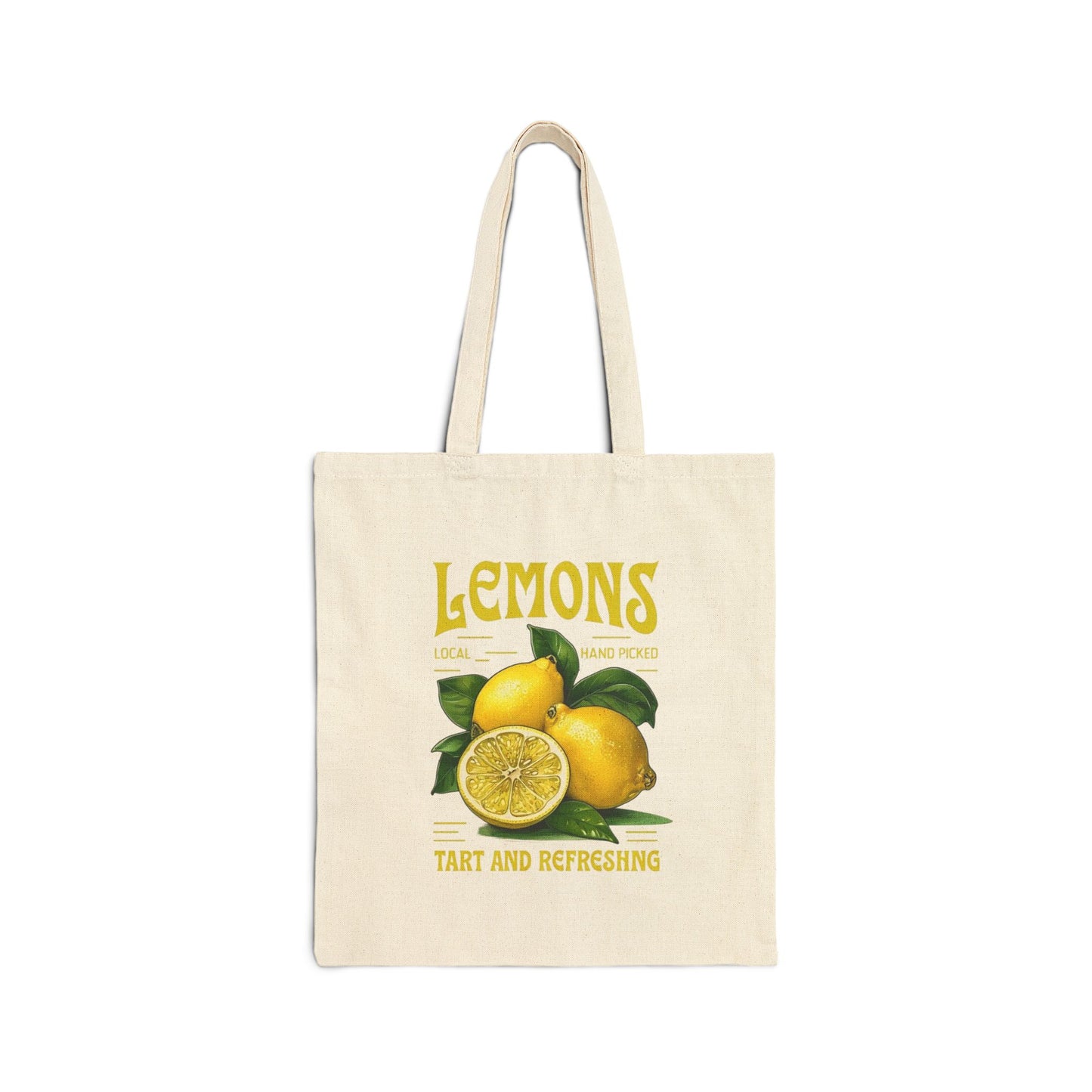 Lemons Spiral Tote Bag — "Tart and Refreshing"