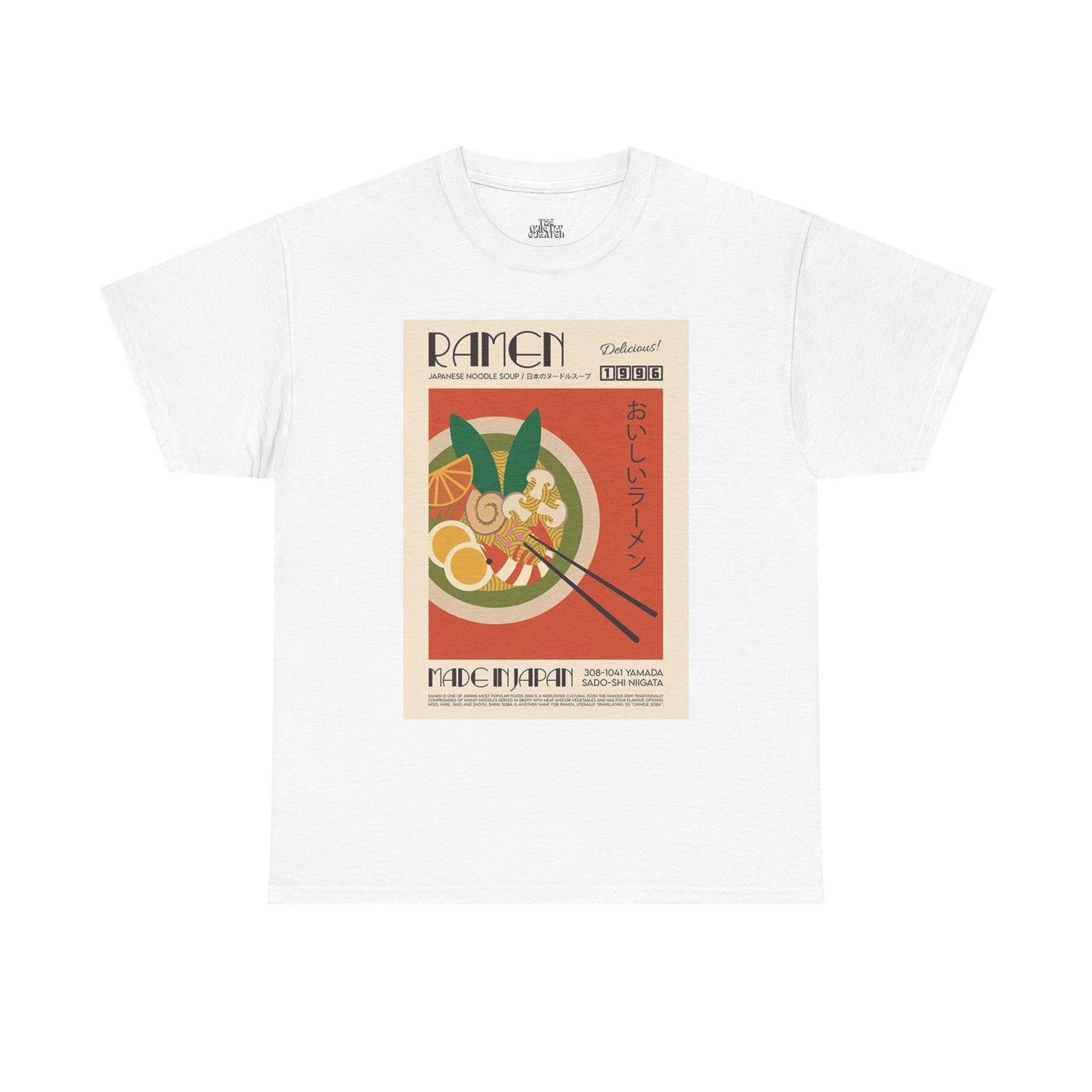 Ramen Poster Tee — Vintage Japanese Noodle Graphic T-Shirt