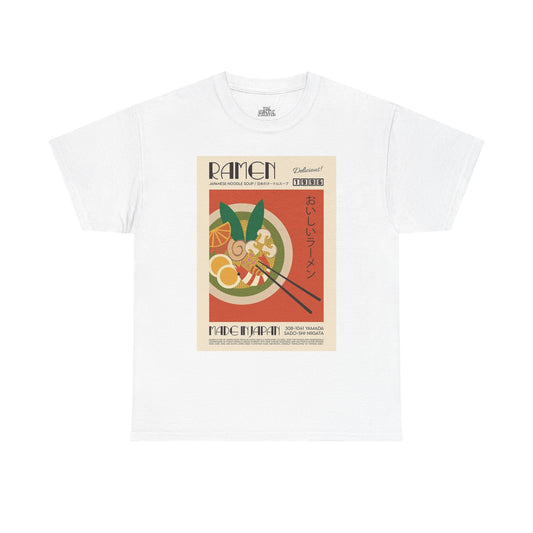 Ramen Poster Tee — Vintage Japanese Noodle Graphic T-Shirt