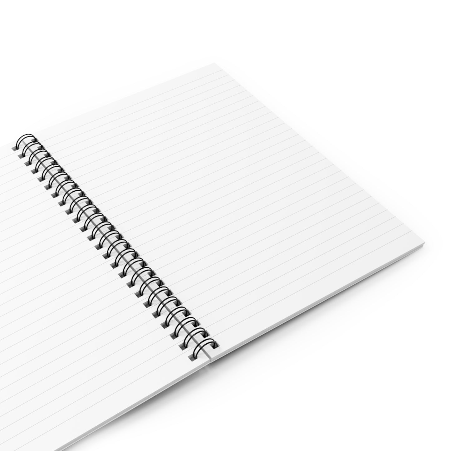 Coffee Cat Spiral Notebook — Cute Illustrated Ruled Journal for Coffee Lovers