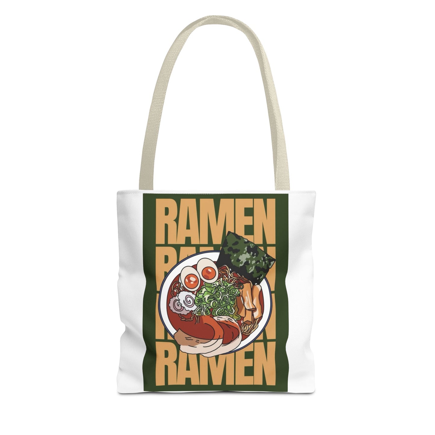 Ramen Bowl Tote Bag — Vintage Japanese Noodle Illustration Shopper