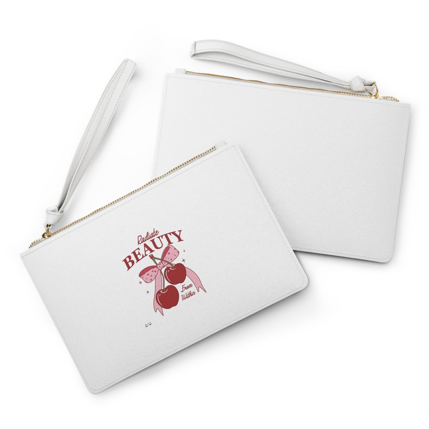 Radiate Beauty Cherry Clutch Bag — Retro Cherry Wristlet Purse