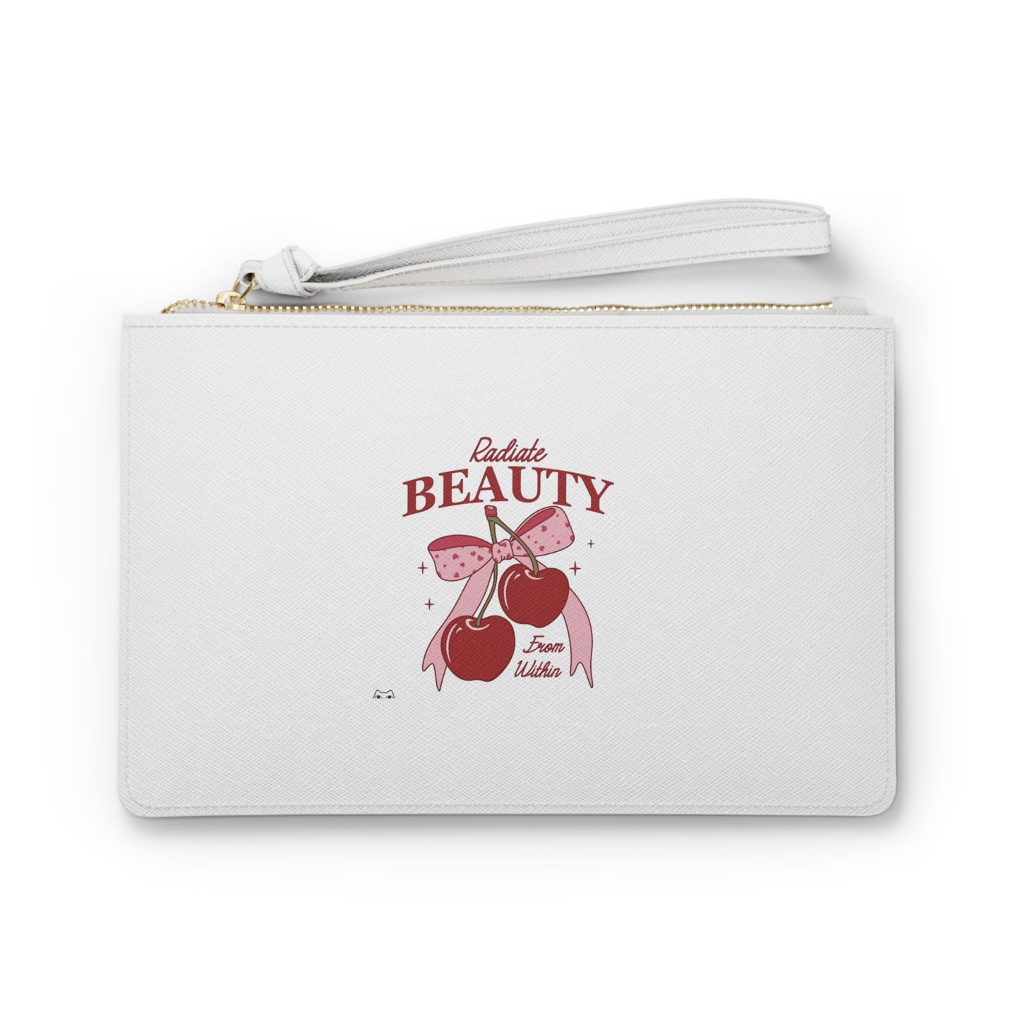 Radiate Beauty Cherry Clutch Bag — Retro Cherry Wristlet Purse