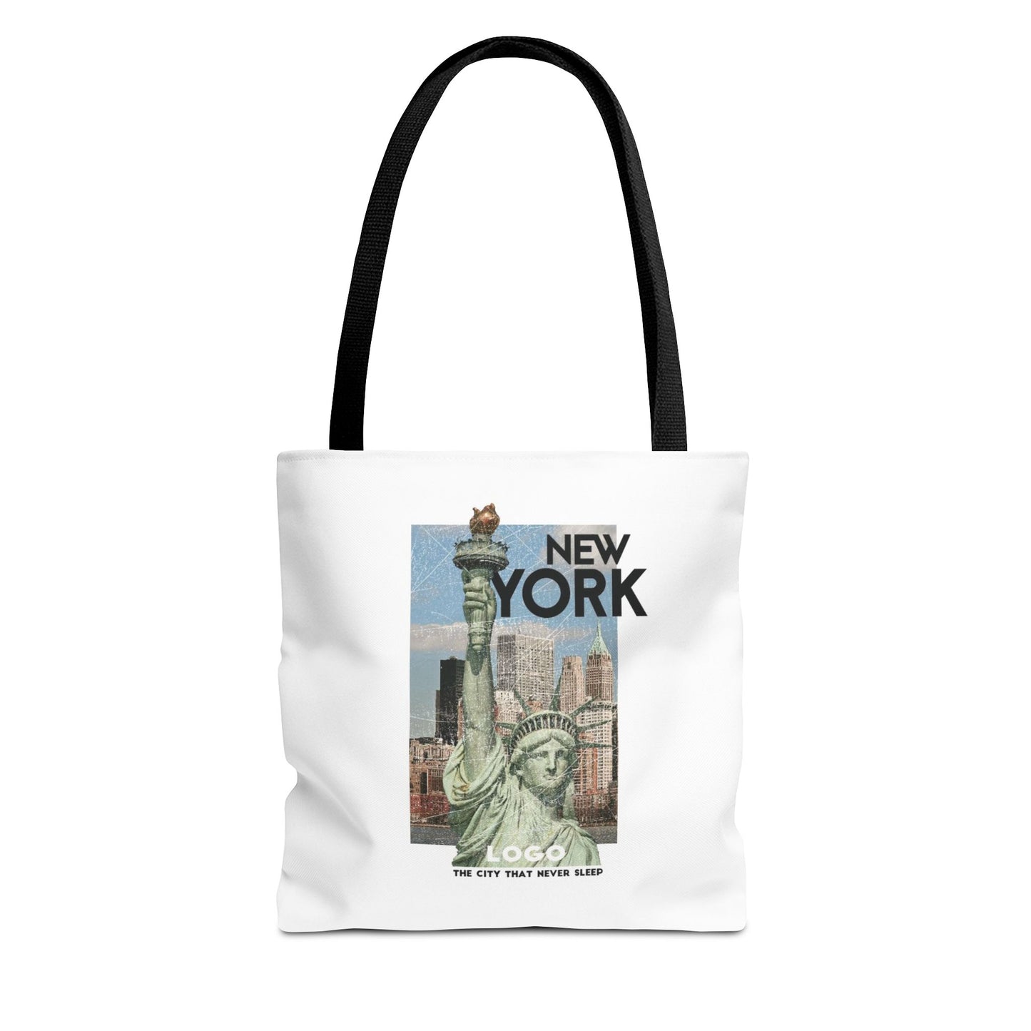 New York Vintage Statue of Liberty Tote Bag — Retro City Travel Tote