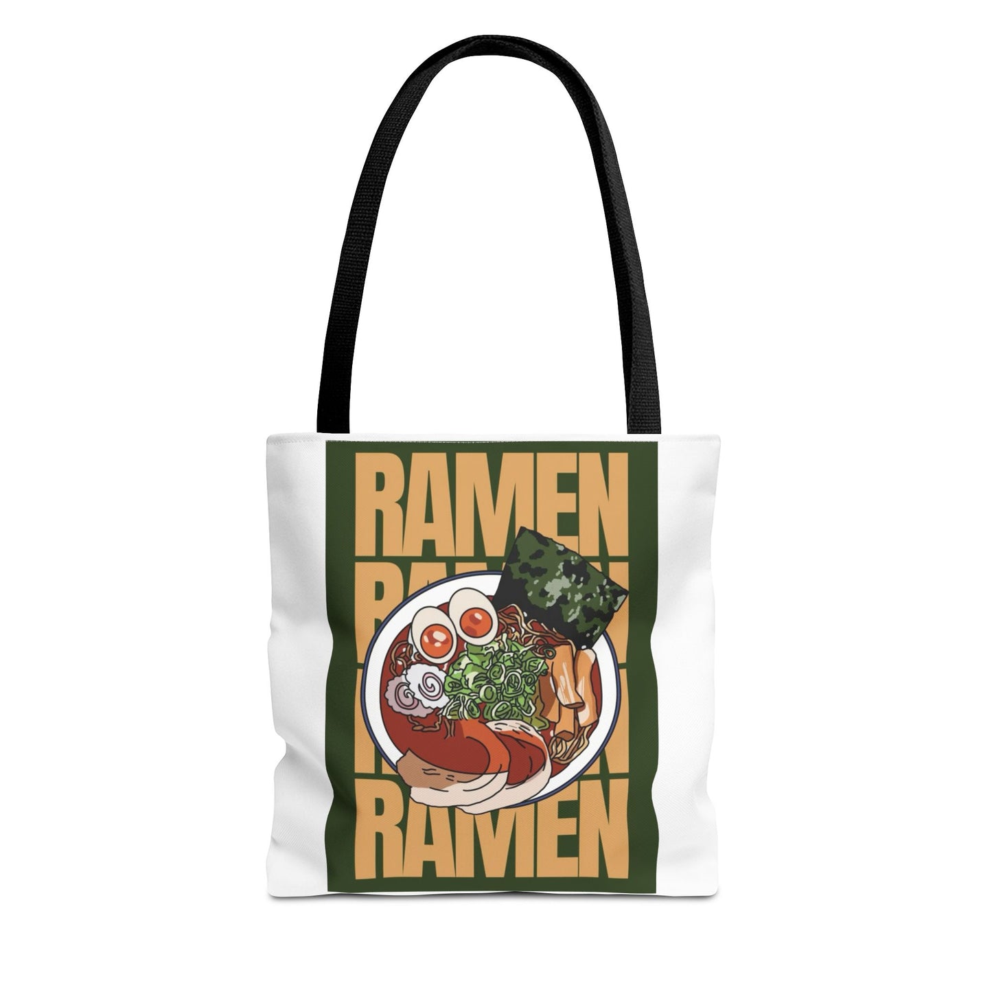 Ramen Bowl Tote Bag — Vintage Japanese Noodle Illustration Shopper