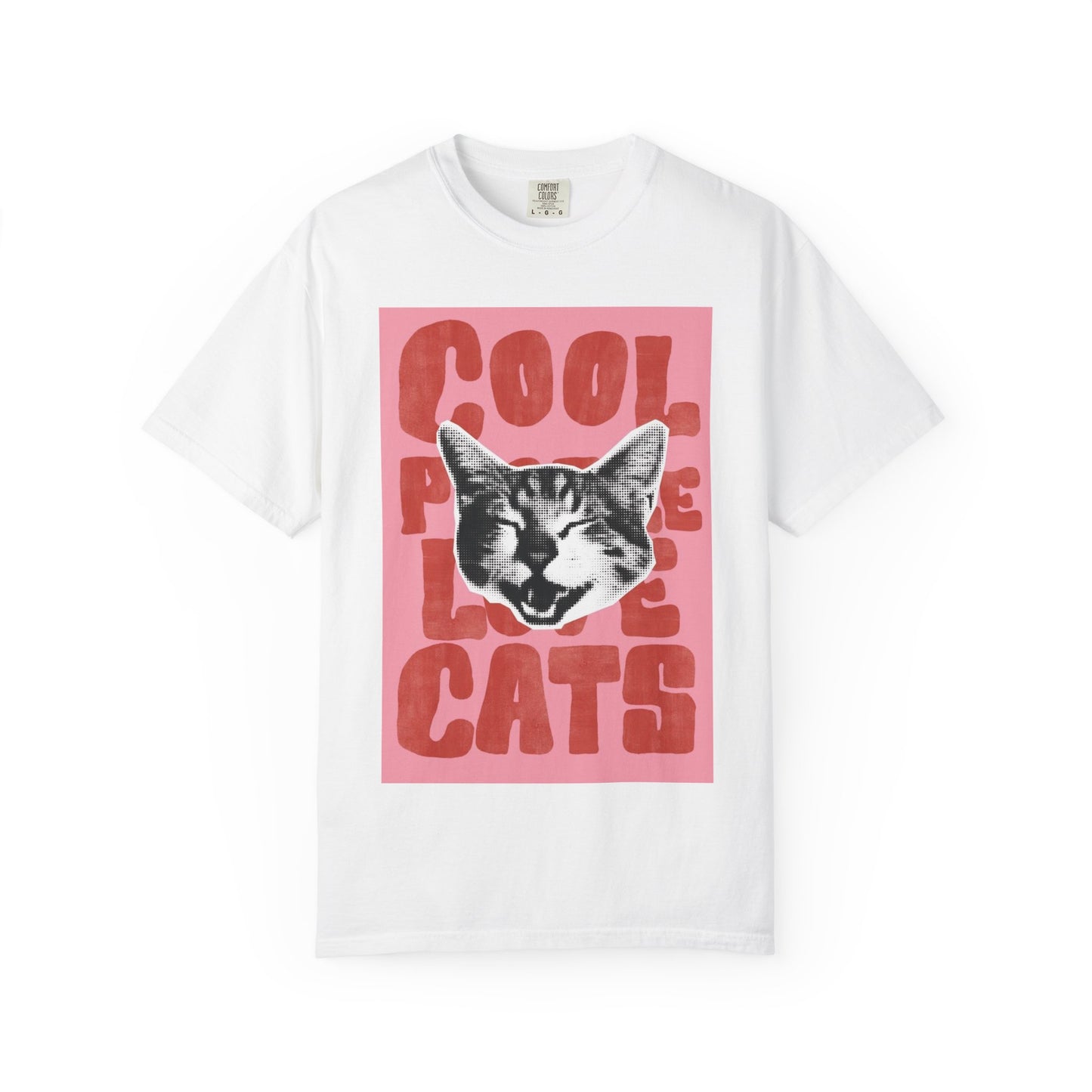 Cool People Love Cats T-Shirt — Retro Cat Graphic Tee