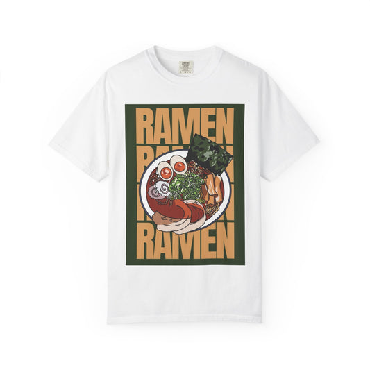 Ramen Bowl Graphic T‑Shirt — Retro Japanese Noodles Tee