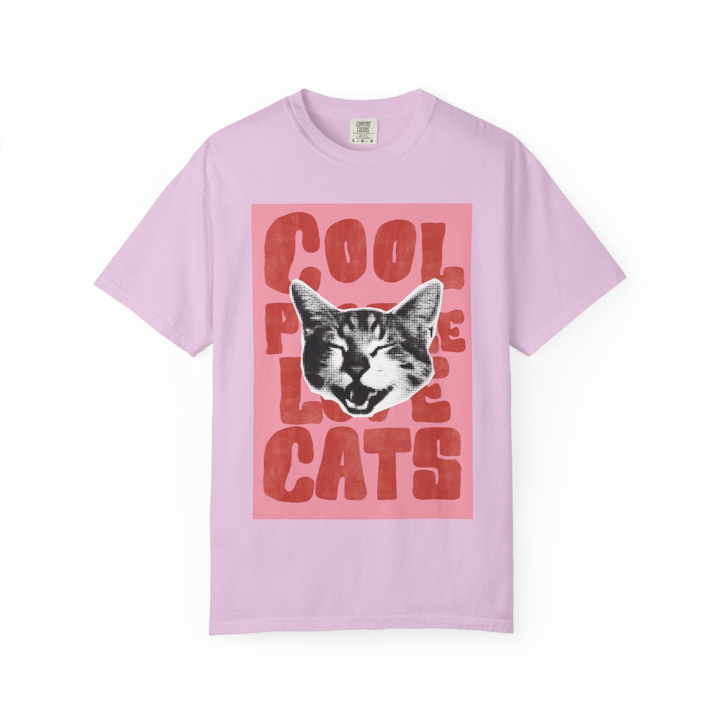 Cool People Love Cats T-Shirt — Retro Cat Graphic Tee