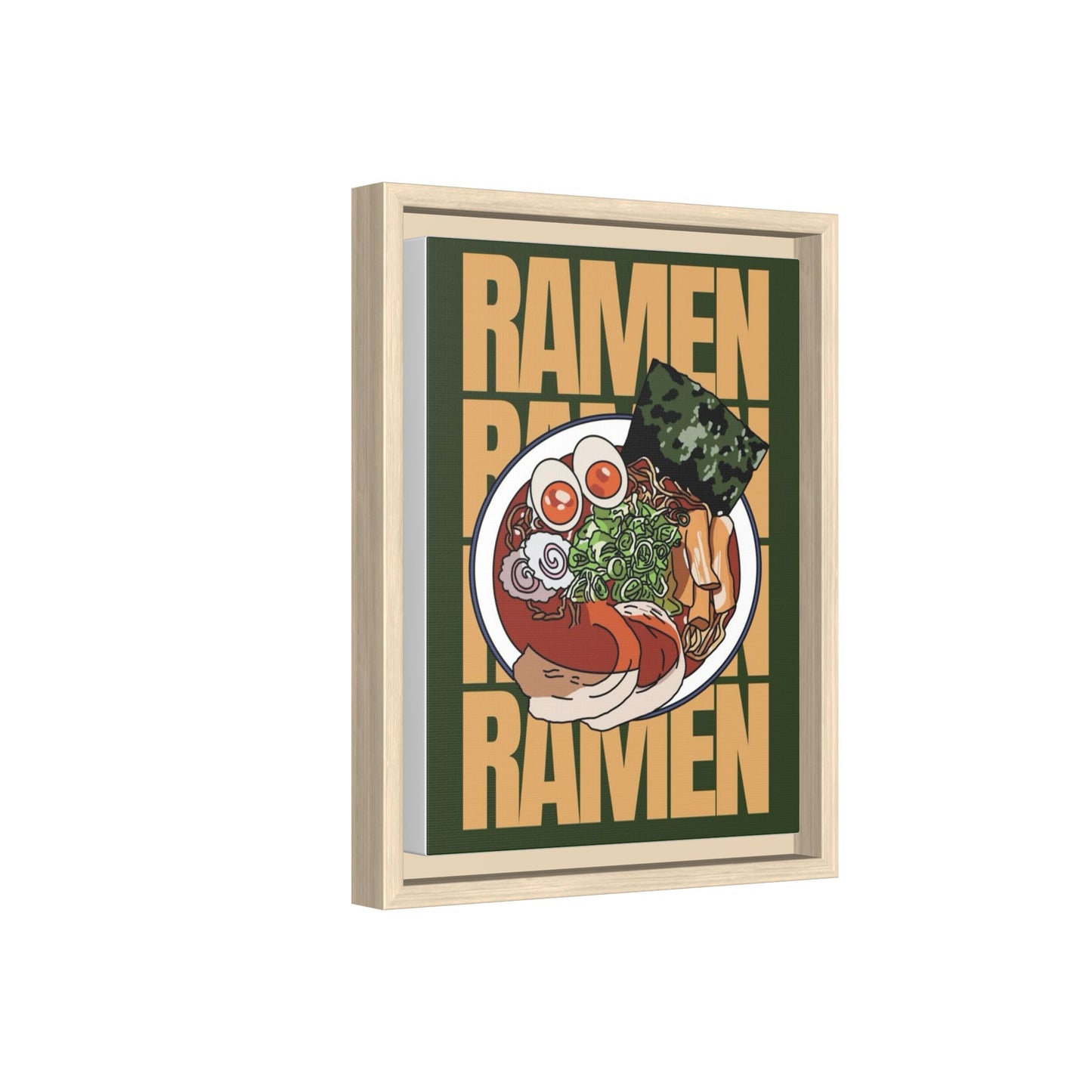 Matte Canvas, Framed (Multi-color)
