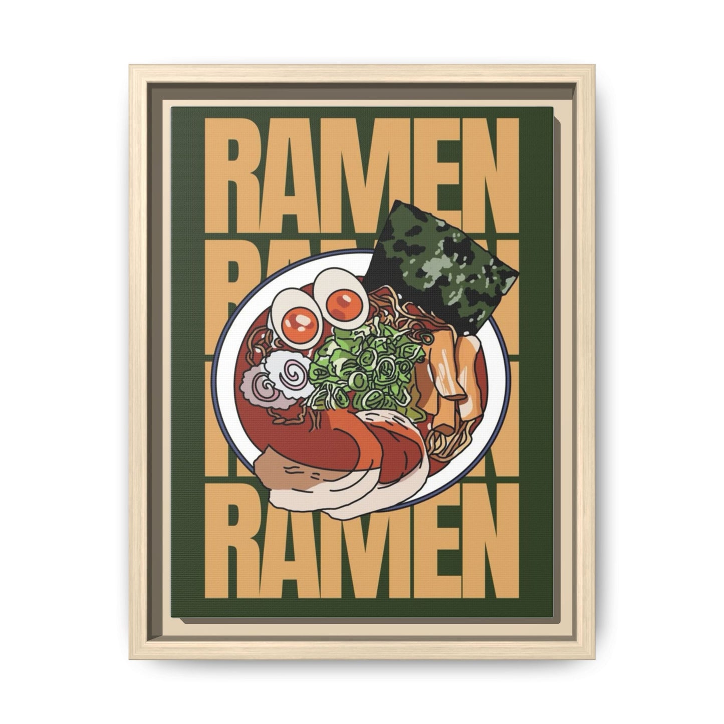 Matte Canvas, Framed (Multi-color)