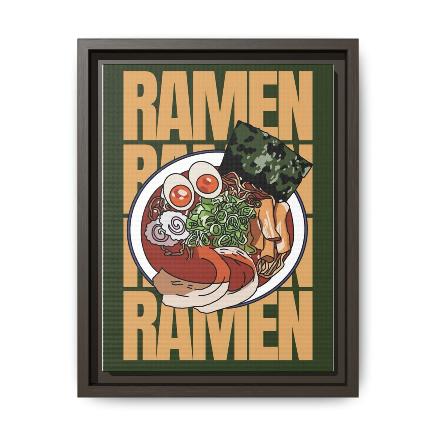 Matte Canvas, Framed (Multi-color)