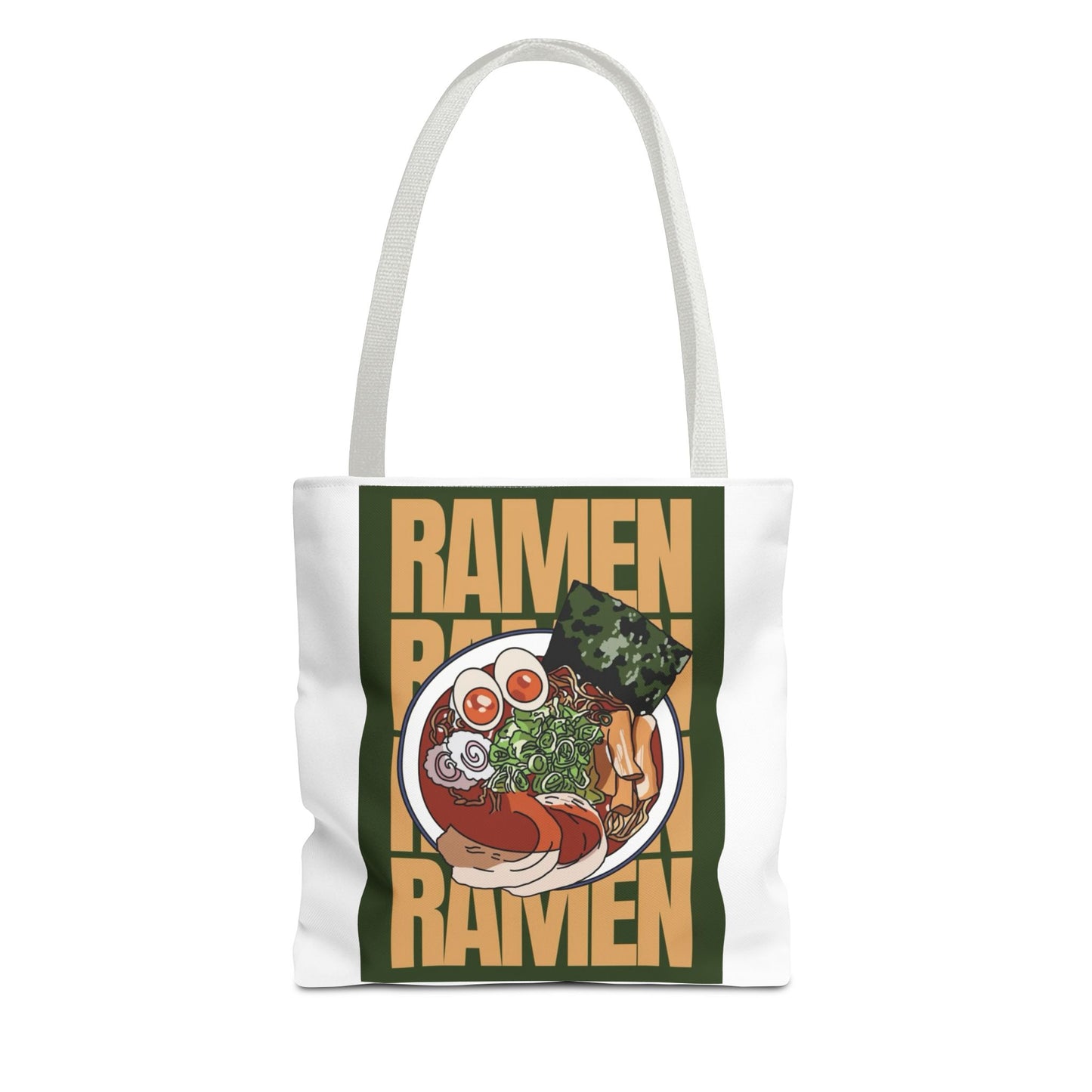 Ramen Bowl Tote Bag — Vintage Japanese Noodle Illustration Shopper