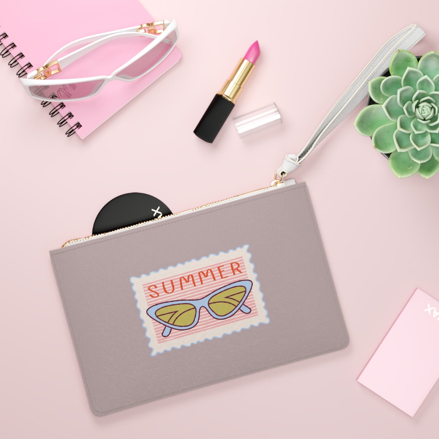 Summer Sunglasses Clutch Bag — Retro Beach Wristlet